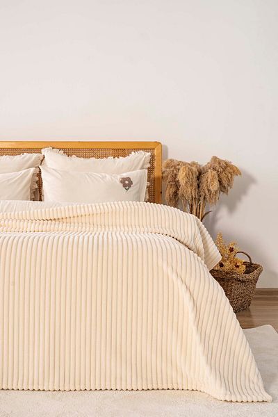 Rivaİstanbul Gloria Wellsoft Double Champagne Blanket