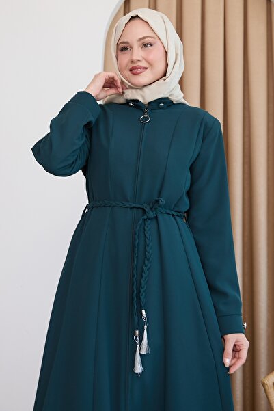 InStyle Трикотажний ремінь із смарагдово-зеленої абаї