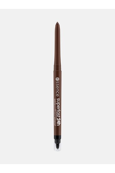 Essence قلم الحواجب سوبرلاست 24 ساعة مقاوم للماء، بني غامق