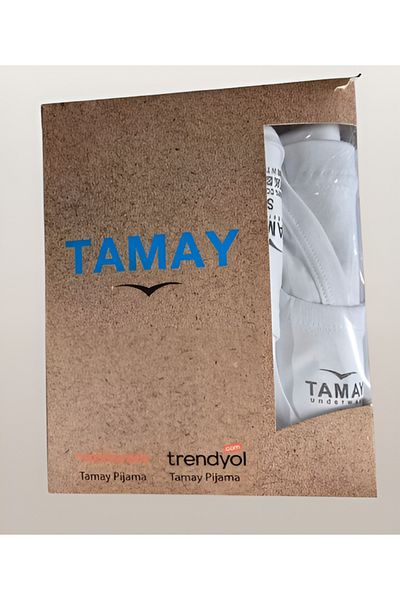 Tamay Boxer 3 Pieces Men's Athlete Undershirt Quality 100% Combed Cotton