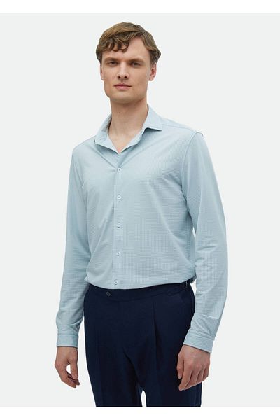 Ramsey Ανοιχτό γκρι ριγέ - Πουκάμισο Casual Fit