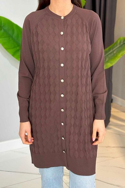Nuss Cardigan maro 305