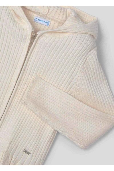 MAYORAL Girl's Knitwear Cardigan Jacket, Hooded 25Ymyr3365