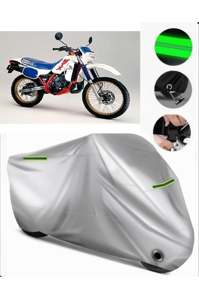 MotoEN غطاء دراجة نارية متوافق مع Honda MTX 200 Premium (متوافق مع القفل) - ر...