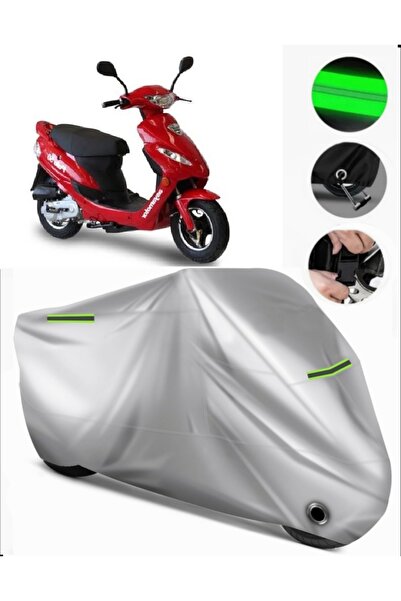 MotoEN Asian Polo 50 Compatible Motorcycle Tarpaulin Premium (Lock Compatible...