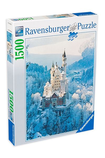 RAVENSBURGER - Puzzle Neuschwanstein Castle in Winter 1500 pieces new design