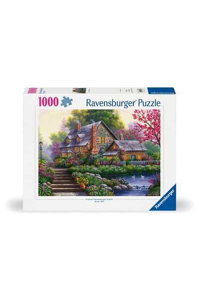 RAVENSBURGER - Romantic cottage puzzle 1000 pieces new design