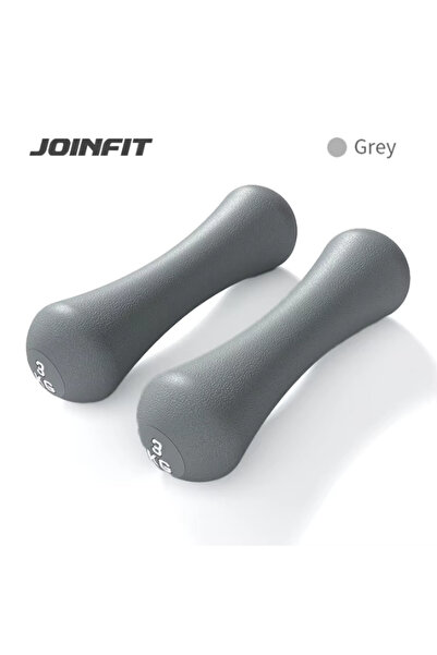 JOINFIT PRO Neoprene Dambıl Seti 3 Kg X 2 Adet Gri- Premium Kalite