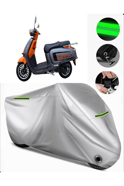 MotoEN Apachi True 50 Compatible Motorcycle Tarpaulin Premium (Lock Compatibl...