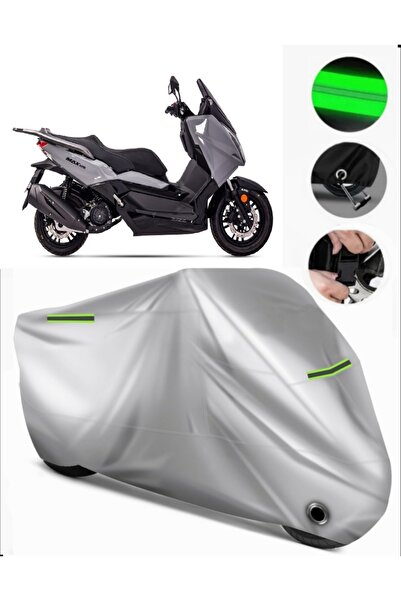 MotoEN Regal Raptor Max125 Compatible Motorcycle Tarpaulin Premium (Lock Comp...
