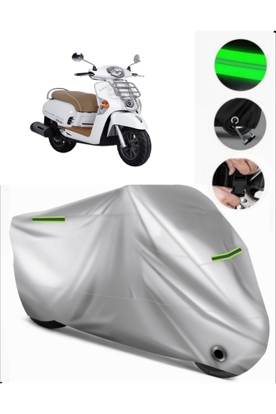 MotoEN Kymco Like 200i متوافق مع القماش المشمع للدراجات النارية Premium (متوا...