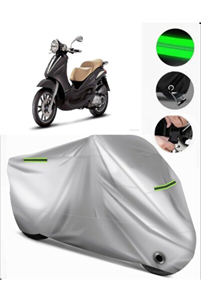 MotoEN Piaggio Beverly 250 Compatible Motorcycle Tarpaulin Premium (Lock Comp...