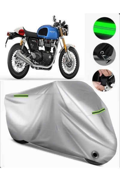 MotoEN غطاء دراجة نارية متوافق مع Triumph Thruxton RS Premium (متوافق مع القف...