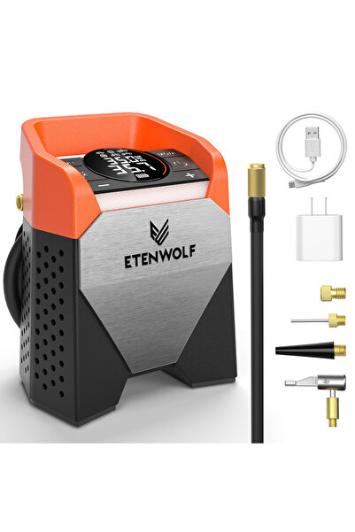 Choice1 ZEPHYR S5 ETENWOLF ZEPHYR S3/S5 Portable Tire Inflator 100% Duty Cycl...