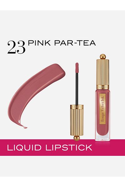 Bourjois Rouge Velvet Ink Liquid Matte Lipstick 23 Pink Par-Tea 3.5ml - 0.1 fl oz