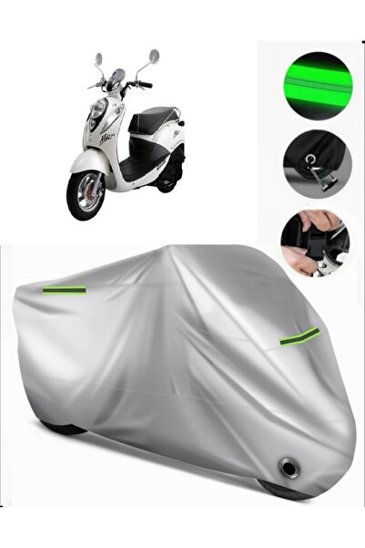 MotoEN Sym Mio 100 Rear Bag Compatible Motorcycle Tarpaulin Premium (Lock Com...