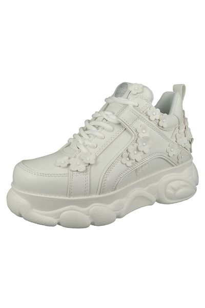 Buffalo Damen Sneaker CLD Corin Daisie Low Top 1630719 Weiß White Leder