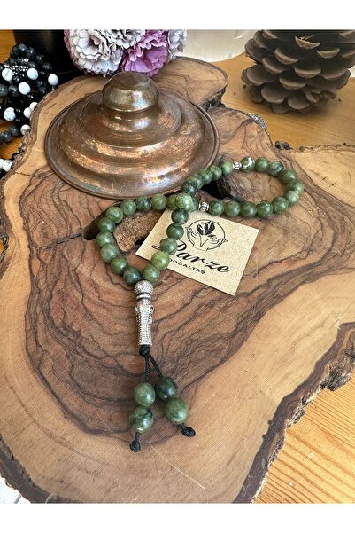 parze doğaltaş Mărgele de rugăciune din piatră naturală de jad 6 mm