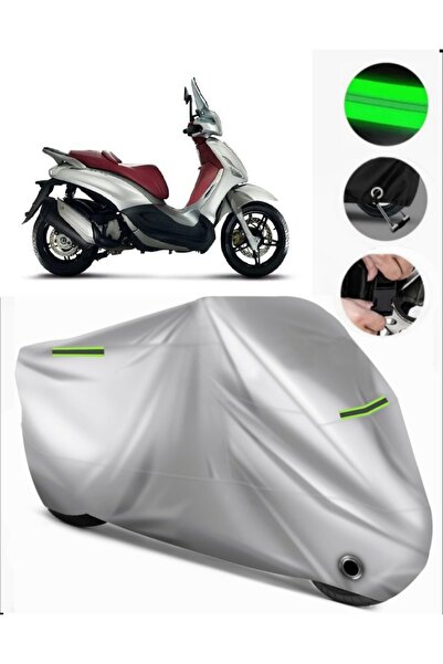 MotoEN Piaggio Beverly 200 Compatible Motorcycle Tarpaulin Premium (Lock Comp...