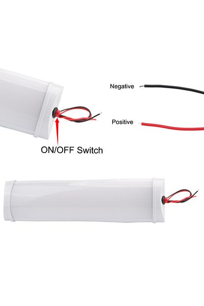 AINYSZIN For Lorry Truck Camper Ship Reading Lamp Indoor Ceiling Lights Car Interior Led Light Bar 12V 10W...