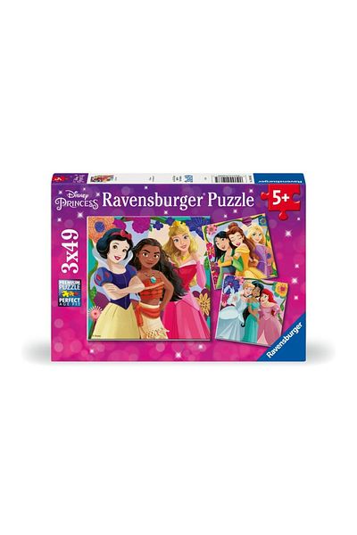 RAVENSBURGER - Disney Princess Power Puzzle 3x49 pieces
