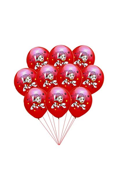 Choice set 13-10pcs Paw Dog Patrol Cartoon Balloons Marshall Chase Skye Everest 12inch Latex Globlos Toys C