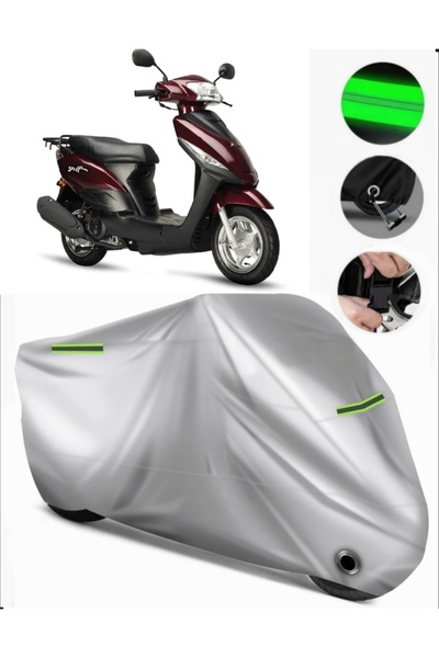 MotoEN Kuba Golf 100 Rear Bag Compatible Motorcycle Tarpaulin Premium (Lock C...