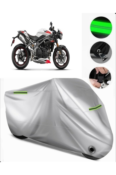 MotoEN Triumph Speed Triple Rs Rear Bag Compatible Motorcycle Tarpaulin Premi...
