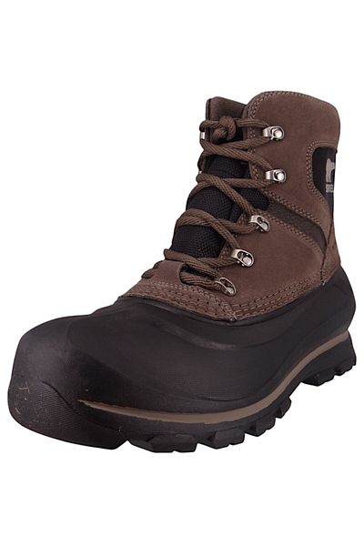 Sorel Herren Winterstiefel Stiefel Winterschuhe Buxton Lace WP 2084901 Braun 245 Major Black Leder und Te