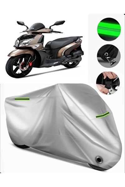 MotoEN Sym Hd2 200I Evo Rear Bag Compatible Motorcycle Tarpaulin Premium (Loc...