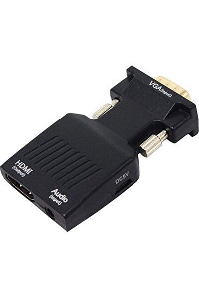 Genel Markalar VGA TO HDMI Adaptörü 1080P Full HD HDMI Dönüştürücü