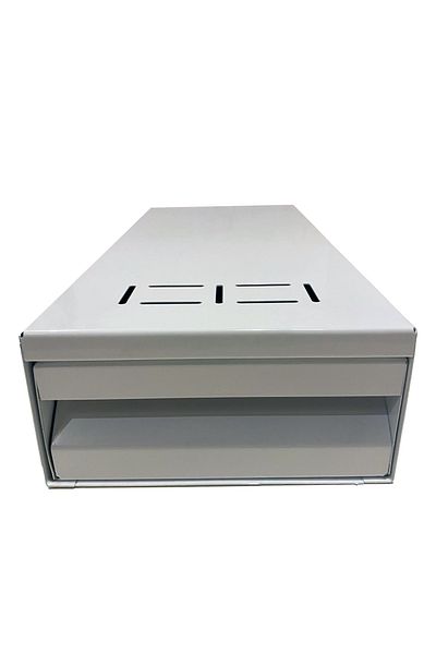 Mare Mosso Caffe ê Vendite Posa Drawer (Knockbox) Metal - White