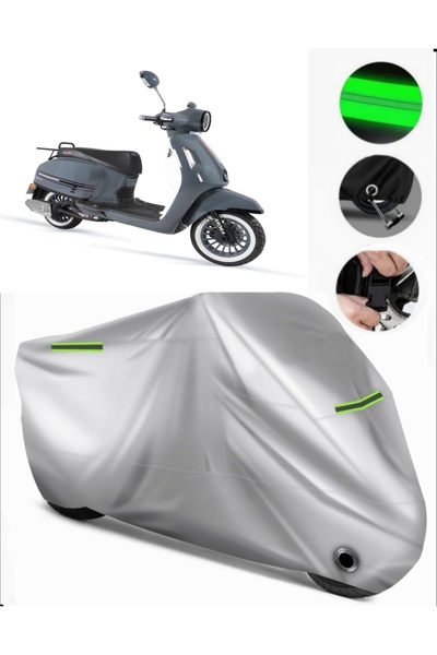 MotoEN Arora Dazzle Pro Compatible Motorcycle Tarpaulin Premium (Lock Compati...