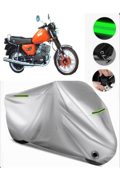 MotoEN MZ ETZ 251 متوافق مع القماش المشمع للدراجات النارية Premium (متوافق مع...