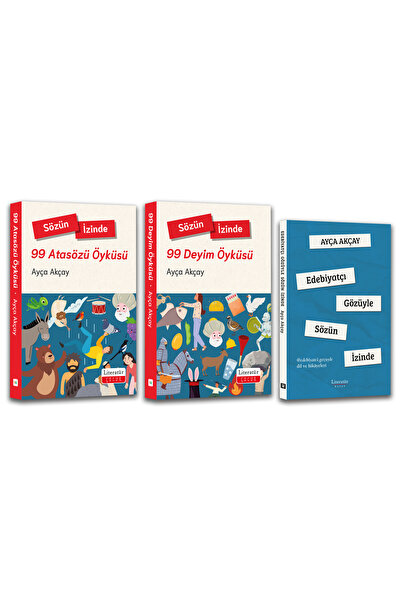 Literatür Yayıncılık Sözün İzinde Edebiyat Seti (3 Kitap Takım) / Ayça Akçay ...