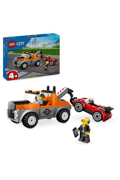 LEGO Set LEGO City - Camioneta de tractare si masina sport (60435)