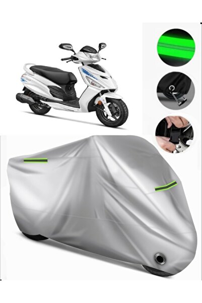 MotoEN Hero Dash Lx 110 Compatible Motorcycle Tarpaulin Premium (Lock Compati...