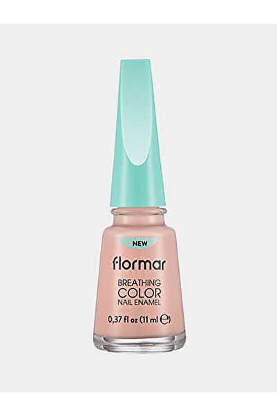 Flormar طلاء أظافر بلون متنفس 004 وردي ثلجي