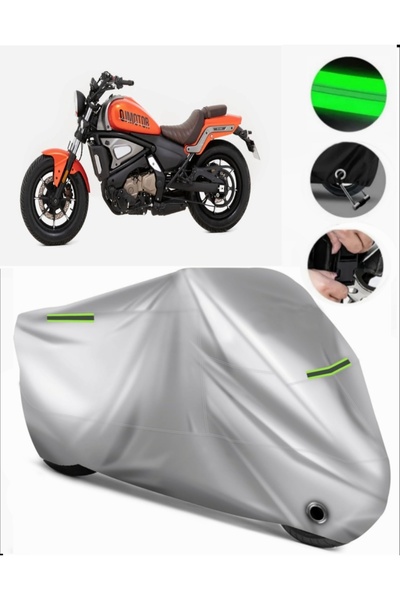 MotoEN قماش القنب الممتاز المتوافق مع الدراجات النارية QJ SRV550 ST (متوافق م...