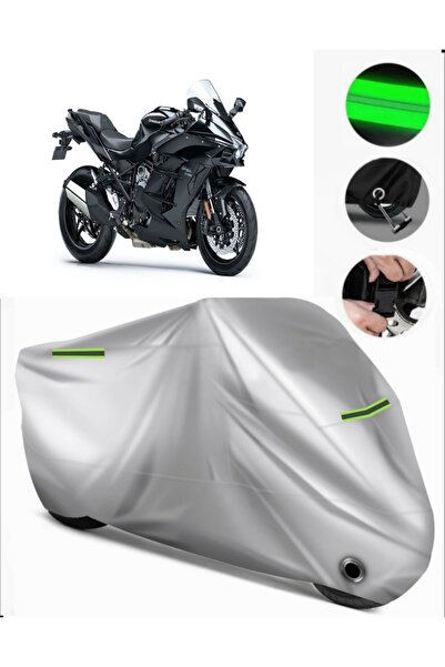MotoEN غطاء دراجة نارية متوافق مع Kawasaki Ninja H2 Premium (متوافق مع القفل)...