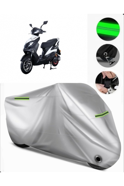 MotoEN Salcano Runner Compatible Motorcycle Tarpaulin Premium (Lock Compatibl...