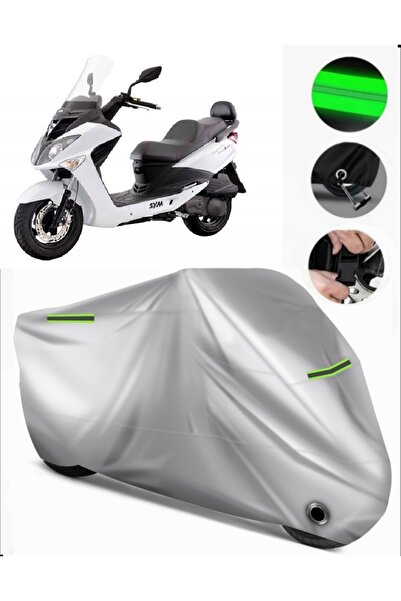 MotoEN Sym Joyride Evo 200I Compatible Motorcycle Tarpaulin Premium (Lock Com...