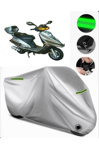MotoEN غطاء دراجة نارية متوافق مع Mondial 125 MT Premium (متوافق مع القفل) - ...