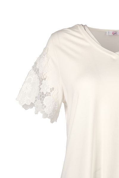 Vedi -Bb Minimalist V-Neck Short Sleeve Ruched Blouse - Casual Chic