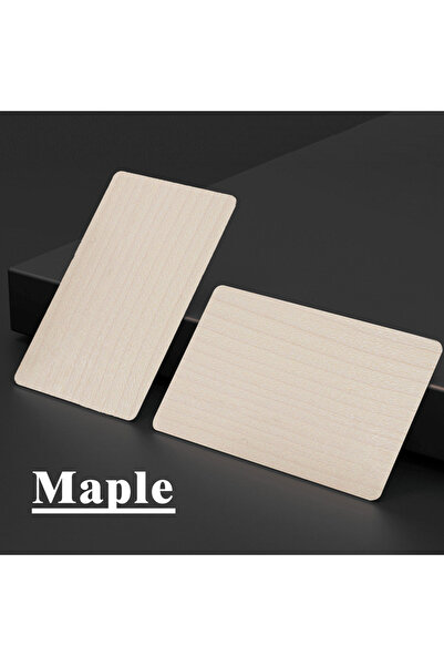 Choice بطاقة خشبية واحدة من خشب القيقب، بطاقة NFC 13.56 ميجا هرتز، بطاقة RFID 504 بايت، شريحة 215Ntag، عضوية أعمال بدون تلامس