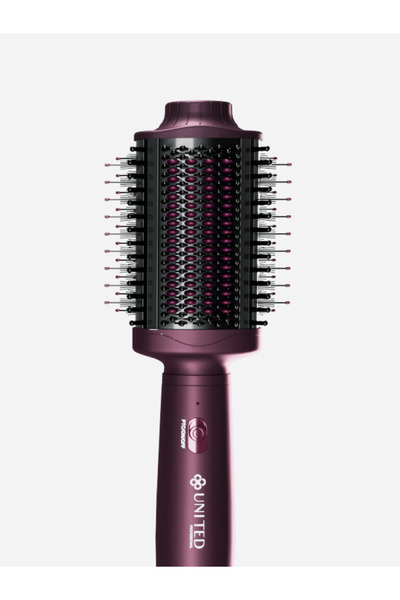 United مصفف شعر 2 في 1، 410 درجة فهرنهايت + 1000 واط، ترطيب أيوني