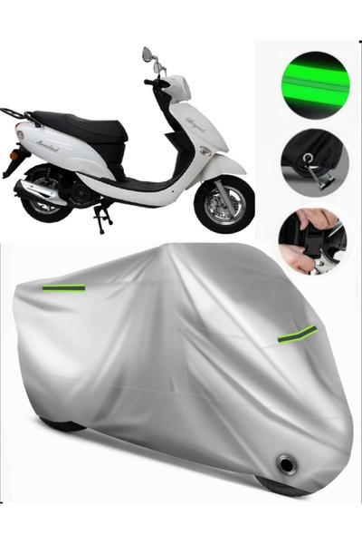 MotoEN غطاء دراجة نارية متوافق مع Mondial 100 Masti X Premium (متوافق مع القف...