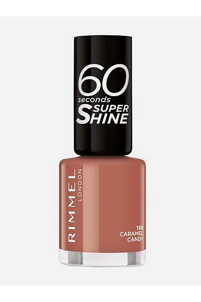 Rimmel London 60 Sec Quick Dry Nude Nail Polish - 130 Caramel Candy