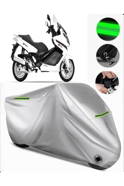 MotoEN Yuki QM250T أقصى قماش مشمع للدراجات النارية متوافق مع قفل ممتاز (متواف...