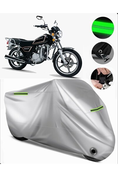 MotoEN Ramzey QM 200 GY متوافق مع القماش المشمع للدراجات النارية Premium (متو...